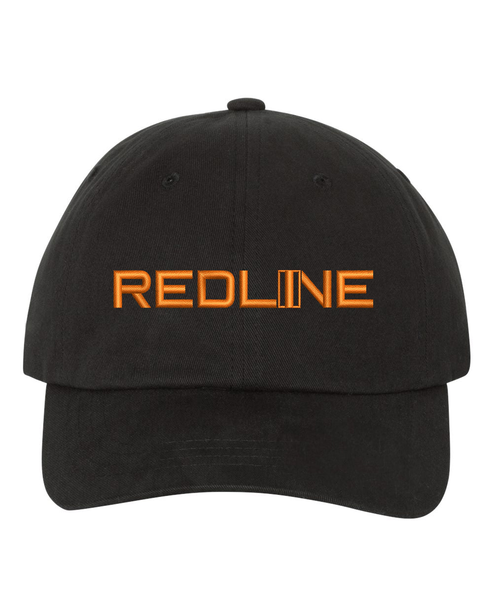 Redline Dad Hat Orange on Black - Underground Raffles